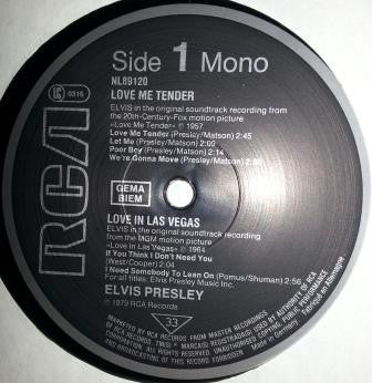 Elvis Presley : Love Me Tender / Love In Las Vegas / Follow That Dream (LP, Comp, Mono, RE)