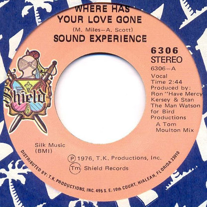 Sound Experience (2) : Where Has Your Love Gone (7")