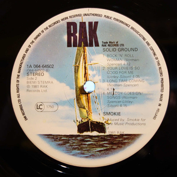 Smokie : Solid Ground (LP, Album)