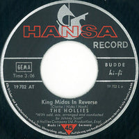 The Hollies : King Midas In Reverse (7", Single, Mono)