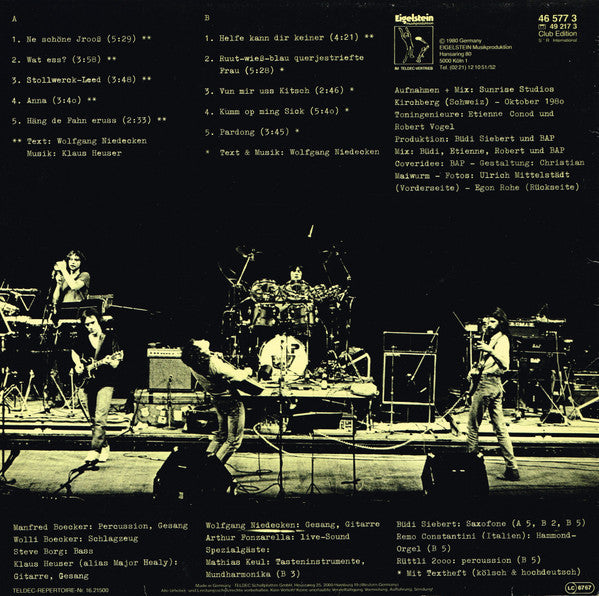 Wolfgang Niedecken's BAP* : Affjetaut (LP, Album, Club, RE)