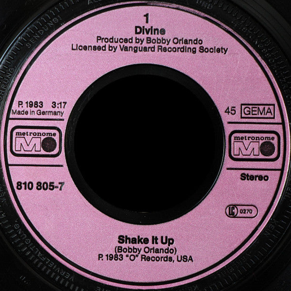 Divine : Shake It Up (7", Single)