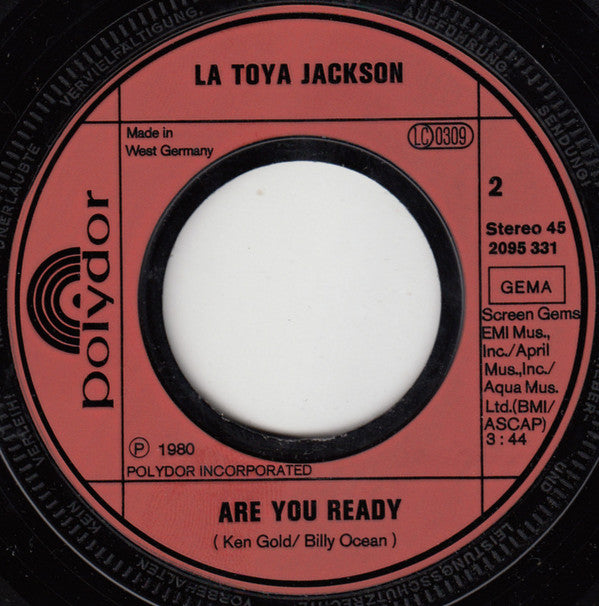 La Toya Jackson : If You Feel The Funk (7", Single)