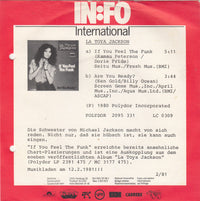 La Toya Jackson : If You Feel The Funk (7", Single)