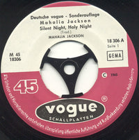 Mahalia Jackson : Silent Night, Holy Night (7", Single, S/Edition)