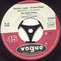 Mahalia Jackson : Silent Night, Holy Night (7", Single, S/Edition)