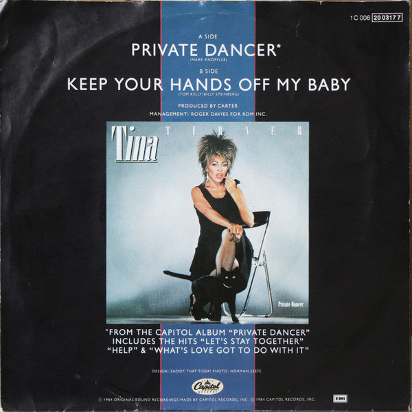 Tina Turner : Private Dancer (7", Single)
