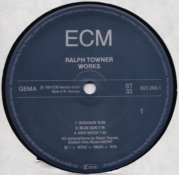 Ralph Towner : Works (LP, Comp)
