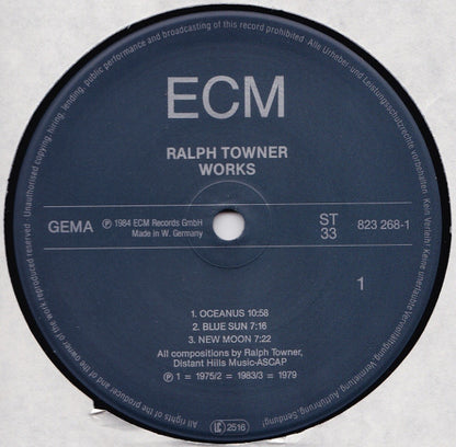 Ralph Towner : Works (LP, Comp)