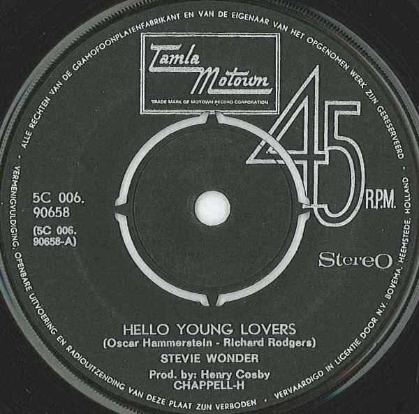 Stevie Wonder : Yester-Me, Yester-You, Yesterday (7", Single)