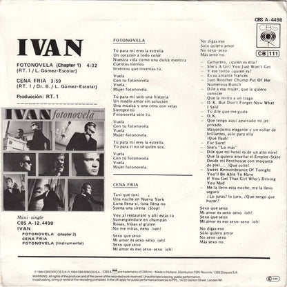 Ivan (4) : Fotonovela (Chapter 1) (7", Single)