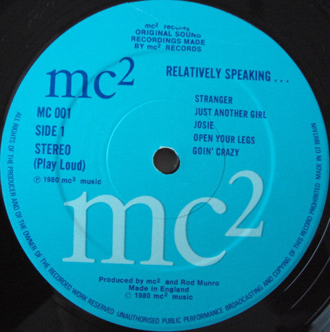MC² (4) : Relatively Speaking.... (LP, Album, Gat)