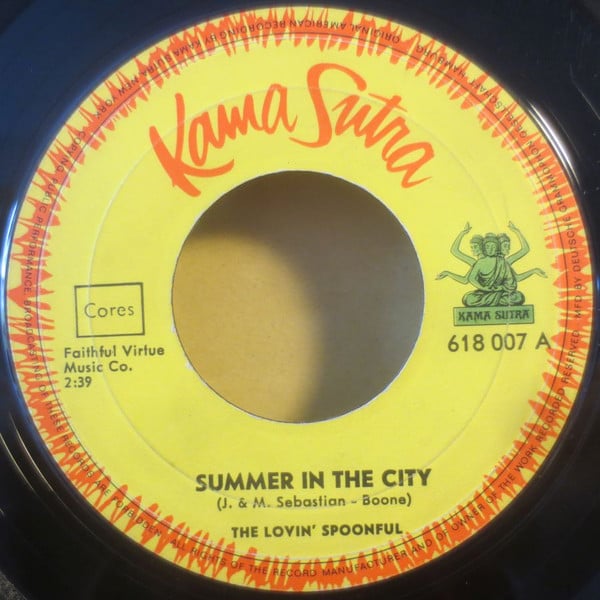 The Lovin' Spoonful : Summer In The City (7", Single)