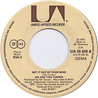 Ike & Tina Turner : Sweet Rhode Island Red (7", Single)