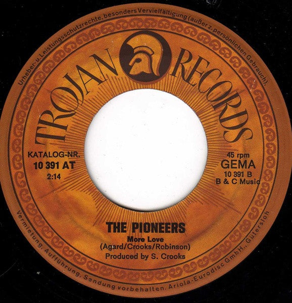 The Pioneers : Let Your Yeah Be Yeah (7", Single)