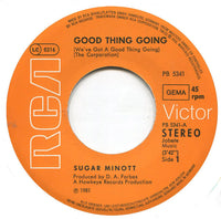 Sugar Minott / Desi Roots : Good Thing Going / Hung Up (7", Single)