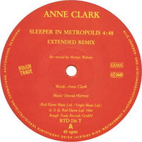 Anne Clark : Sleeper In Metropolis (Extended Remix) (12", Maxi)