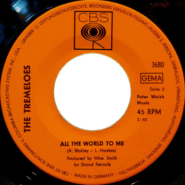 The Tremeloes : My Little Lady (7", Single)