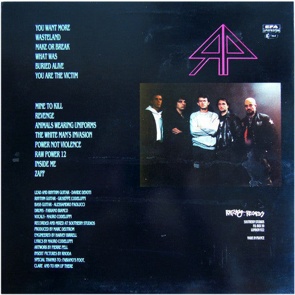 Raw Power (2) : Mine To Kill (LP, Album)