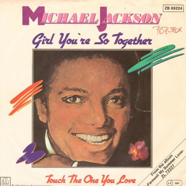 Michael Jackson : Girl You're So Together (7", Single)