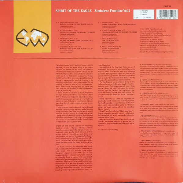 Various : Spirit Of The Eagle (Zimbabwe Frontline Vol. 2) (LP, Comp)