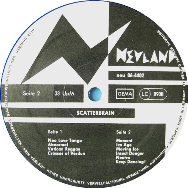 Scatterbrain : Scatterbrain (LP, Album, RE, Blu)
