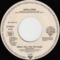 Apollonia : Since I Fell For You (7", Single)
