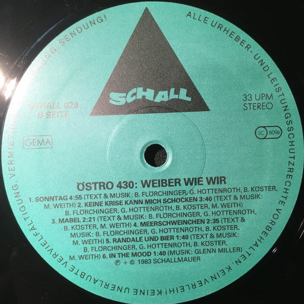Östro 430 : Weiber Wie Wir (LP, Album)