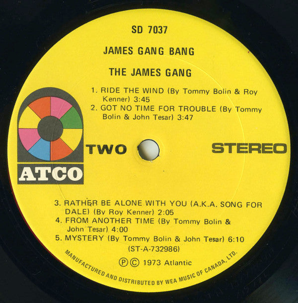 James Gang : Bang (LP, Album)