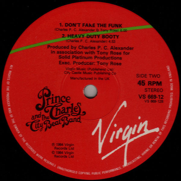 Prince Charles And The City Beat Band : More Money (12")