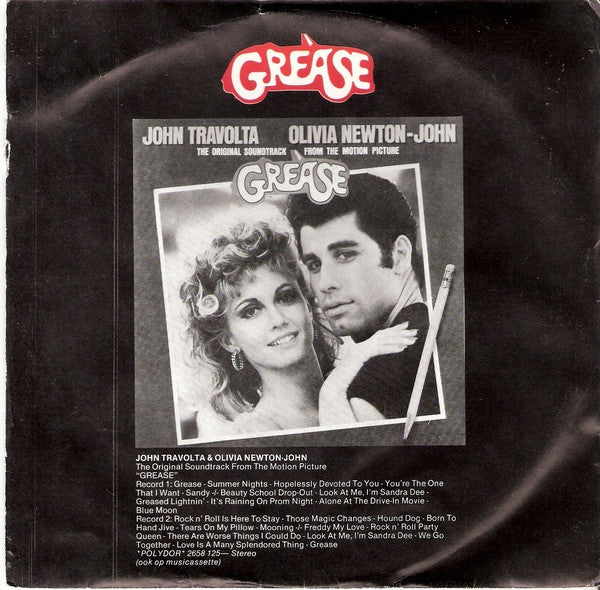 Frankie Valli : Grease (7", Single)