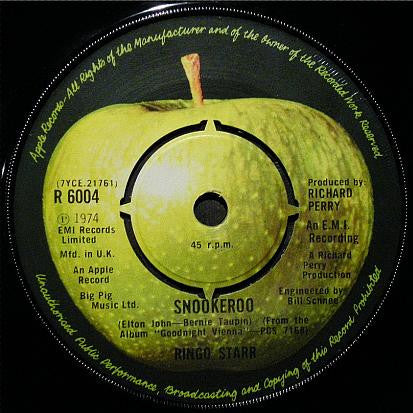 Ringo Starr : Snookeroo (7", Single)