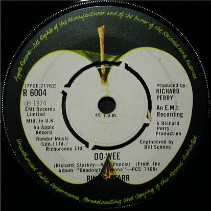 Ringo Starr : Snookeroo (7", Single)