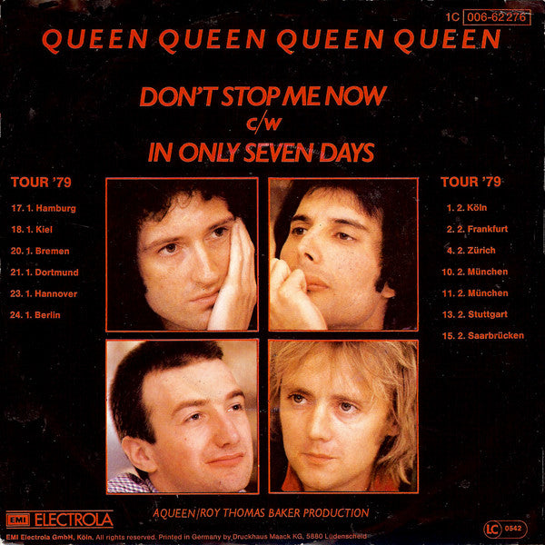 Queen : Don't Stop Me Now (7", Single)