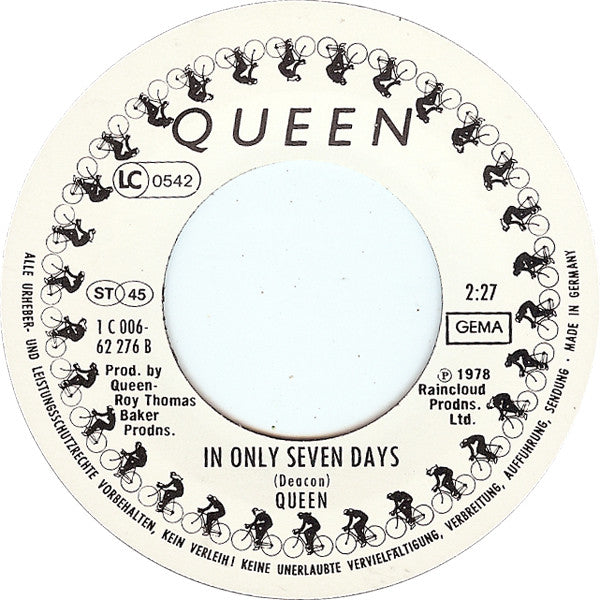 Queen : Don't Stop Me Now (7", Single)