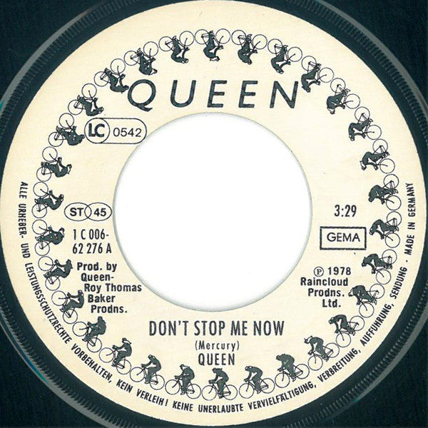 Queen : Don't Stop Me Now (7", Single)