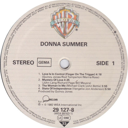 Donna Summer : Donna Summer (LP, Album, Club)