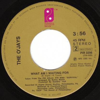 The O'Jays : Give The People What They Want (7")