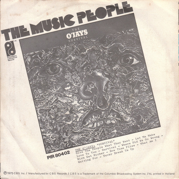 The O'Jays : Give The People What They Want (7")