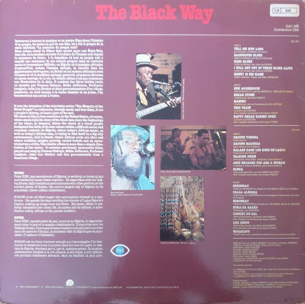 Various : The Black Way - La Mémoire Du Peuple Noir (2xLP, Comp, Gat)