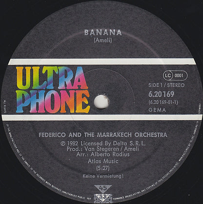 Federico And The Marrakech Orchestra* : Banana (12")