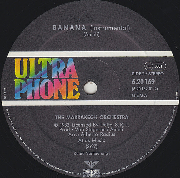Federico And The Marrakech Orchestra* : Banana (12")
