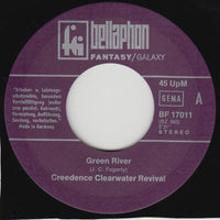 Creedence Clearwater Revival : Green River / Commotion (7", Single, RE)