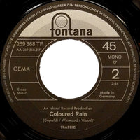 Traffic : Here We Go Round The Mulberry Bush / Coloured Rain (7", Single, Mono)