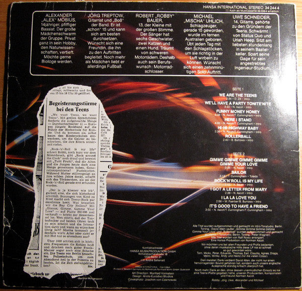 The Teens : The Teens (LP, Album, Club)