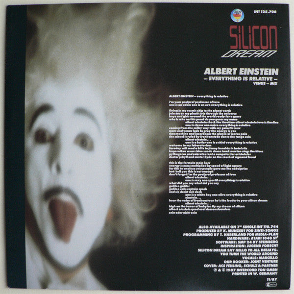 Silicon Dream : Albert Einstein - Everything Is Relative (Mars-Mix) (12", Maxi, Gre)