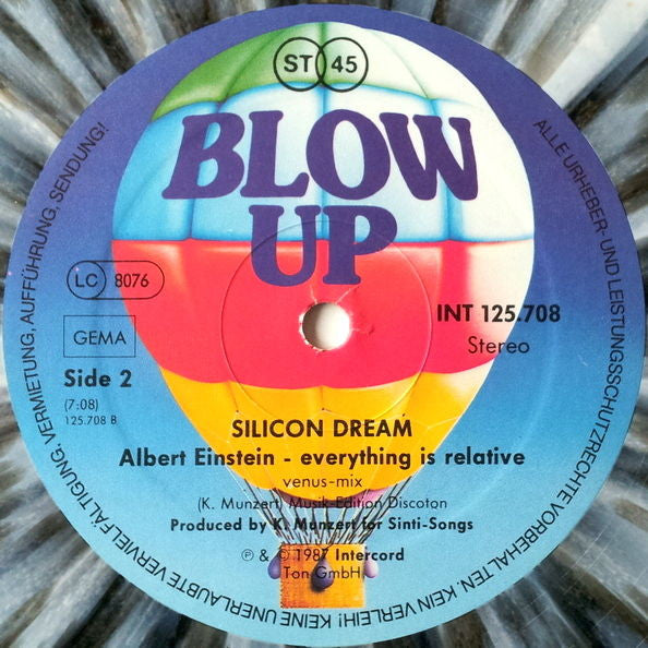 Silicon Dream : Albert Einstein - Everything Is Relative (Mars-Mix) (12", Maxi, Gre)