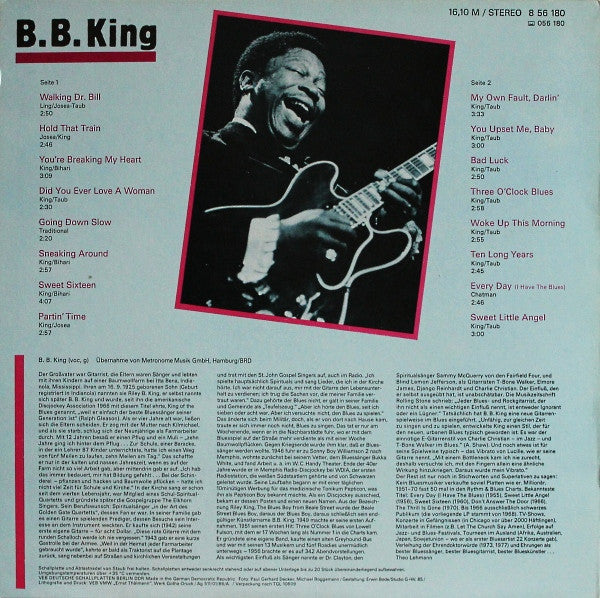 B.B. King : B.B. King (LP, Comp, RE)