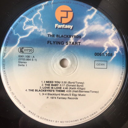 The Blackbyrds : Flying Start (LP, Album, RE)