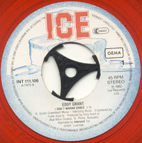 Eddy Grant : I Don't Wanna Dance (7", Single, Red)
